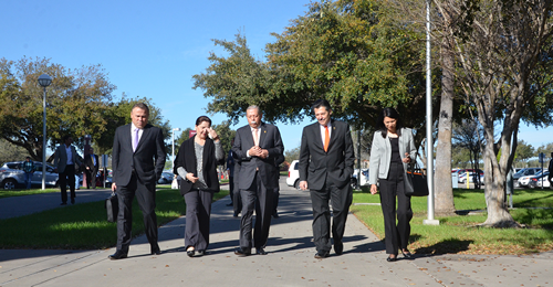 Arrival of Governor of Tamaulipas